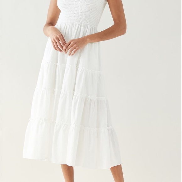 o.p.t. Lazy Afternoon white dress, medium - Picture 5 of 5